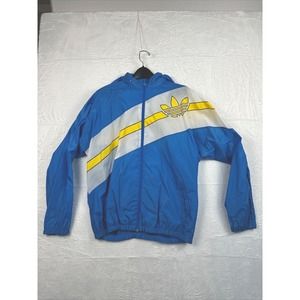 Vintage 80’/90’s Adidas Jacket Full Zip Track Warmup Size Extra Large Blue